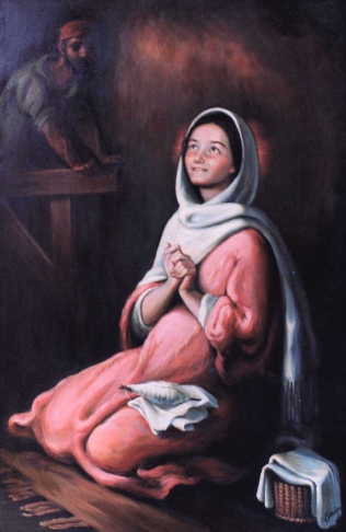 Mar&iacute;a y Jos&eacute; esperan el Nacimiento de Jes&uacute;s