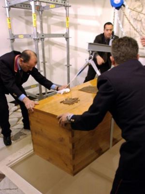 Enterramiento del Santo Padre